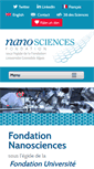 Mobile Screenshot of fondation-nanosciences.fr